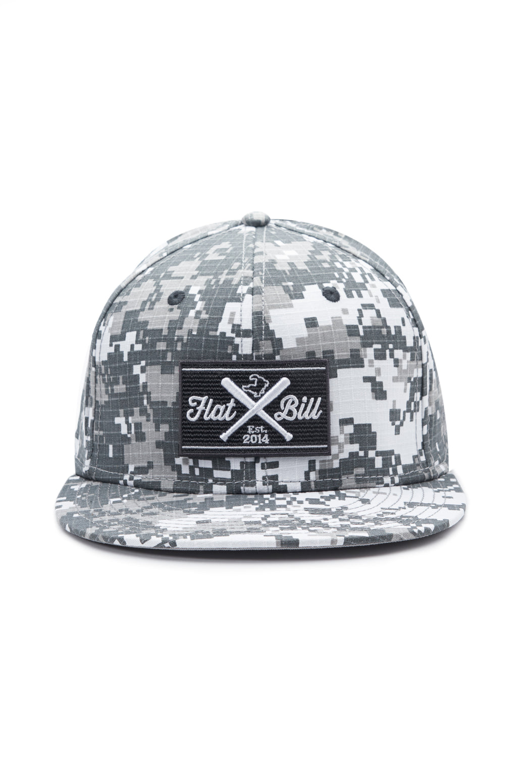 Flatbill Green Camo Flex Fit Cap – Flatbill Baseball