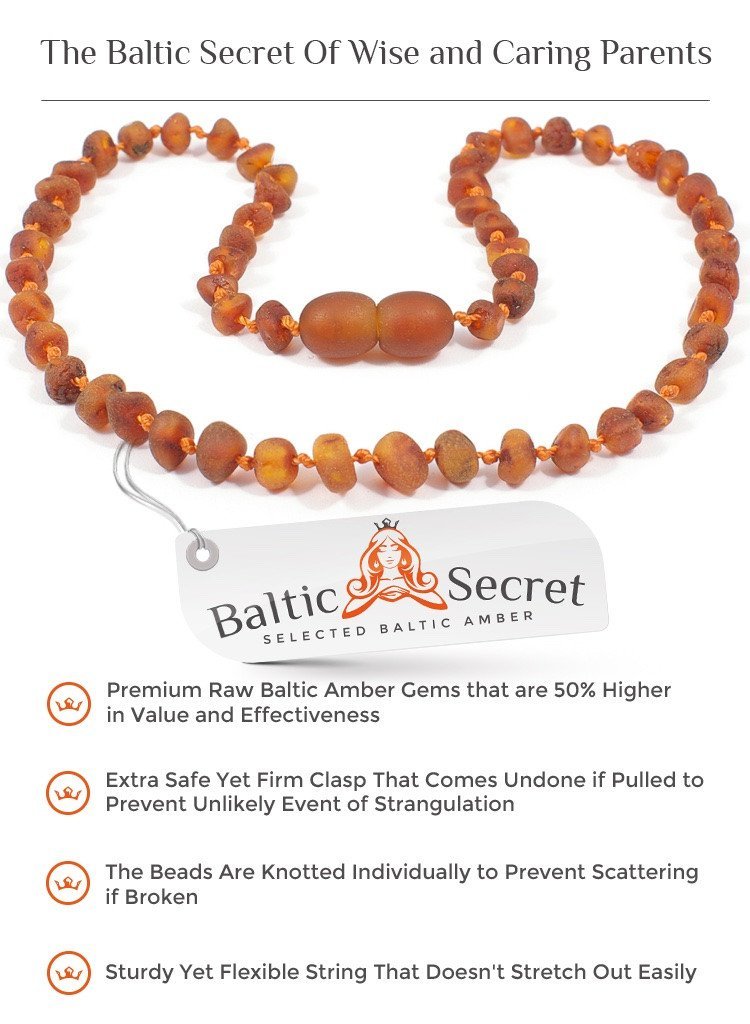 raw baltic amber necklace