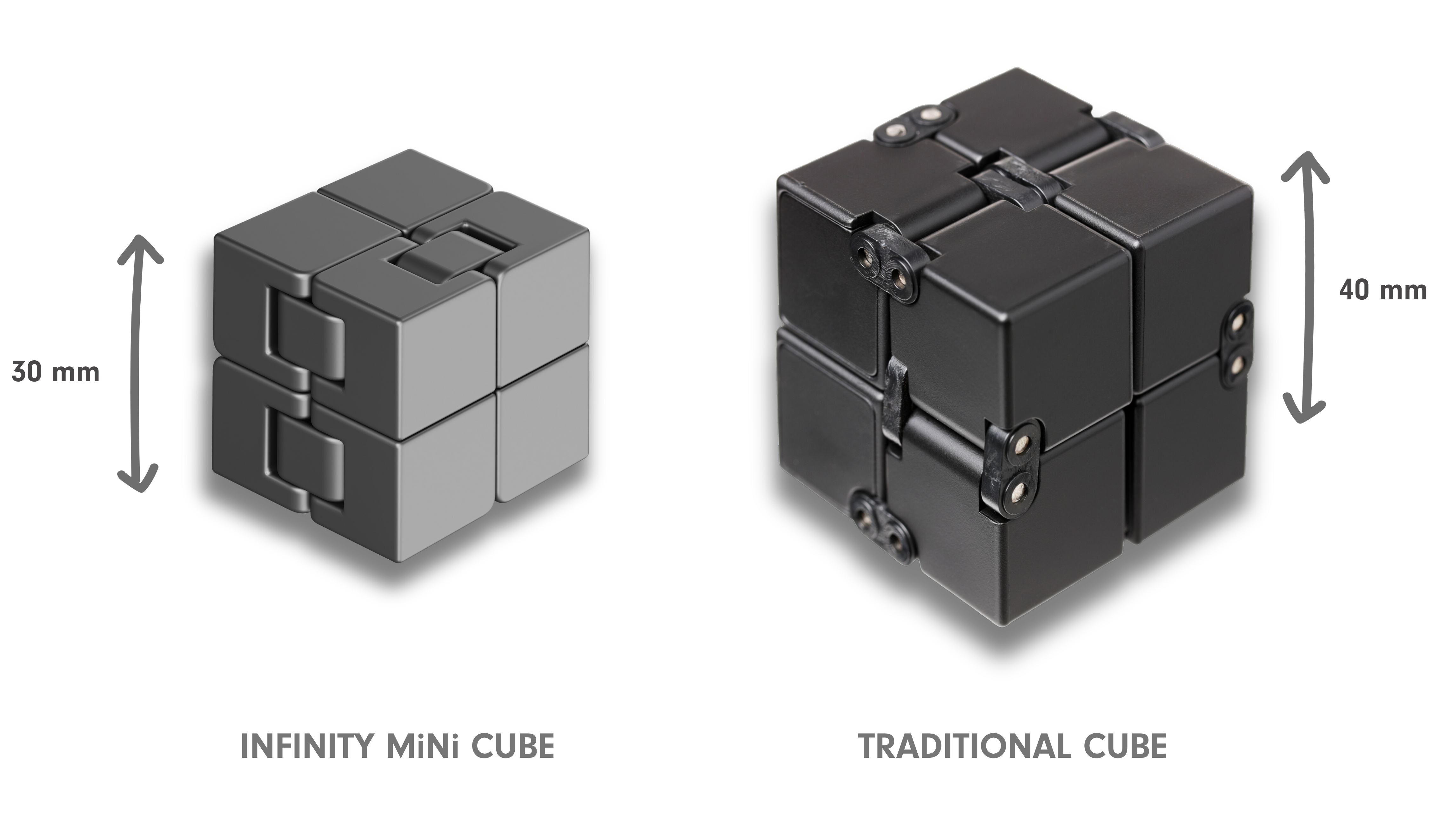 Cube Infini Acier Design