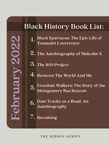 list of 7 books to read during Black History Month this February 2022