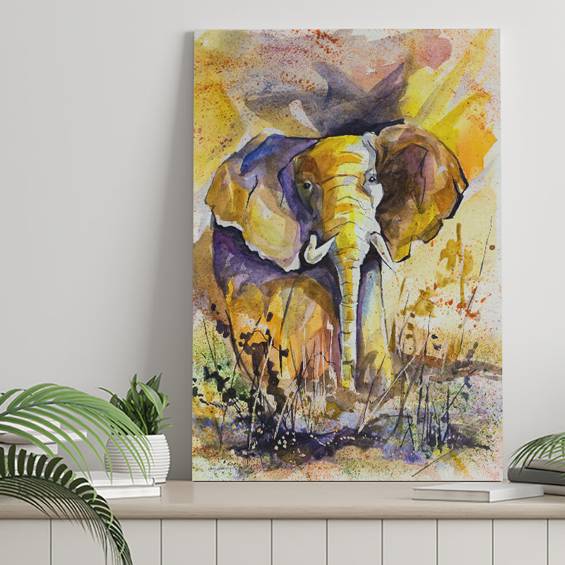 elephant painting a picture for sale