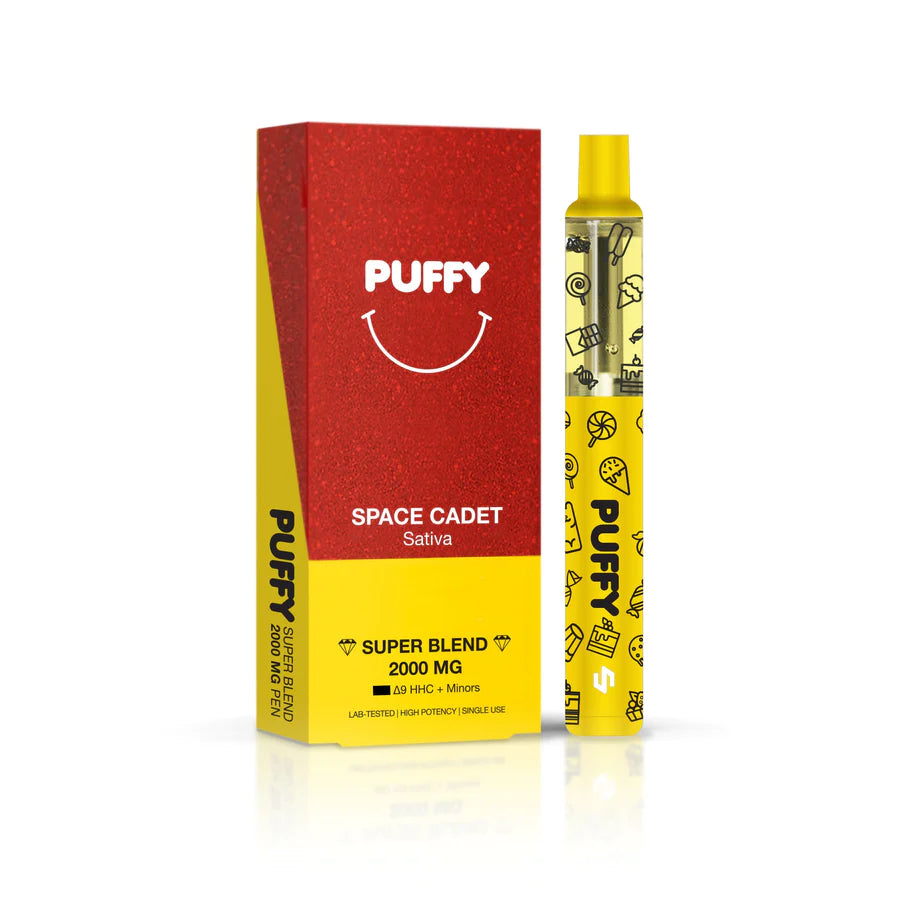 PUFFY SUPER BLEND 2 GRAM DISPOSABLE VAPE THC-P DELTA 9 AND HHC SPACE CADET