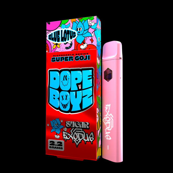 EXODUS X SUGAR DOPE BOYS DISPOSABLE VAPE 2.2 G SUPER GOJI