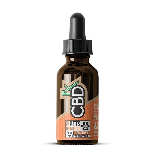 CBDfx  Pet CBD Oil  tincture 30mL for medium breeds 300mg