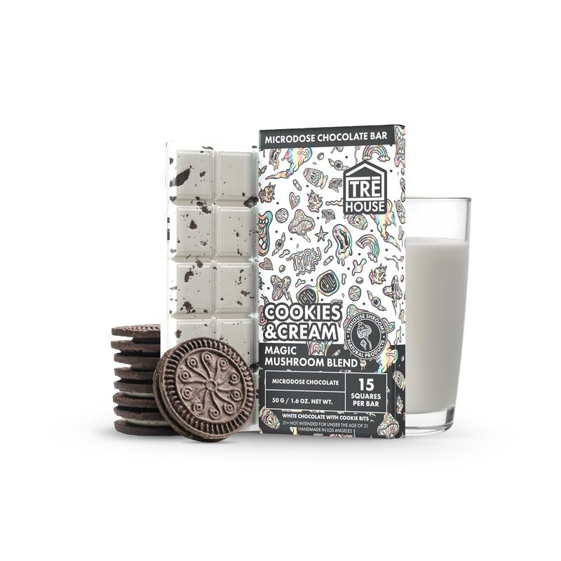 Tre House Magic Mushroom Blend Microdose Chocolate Bar