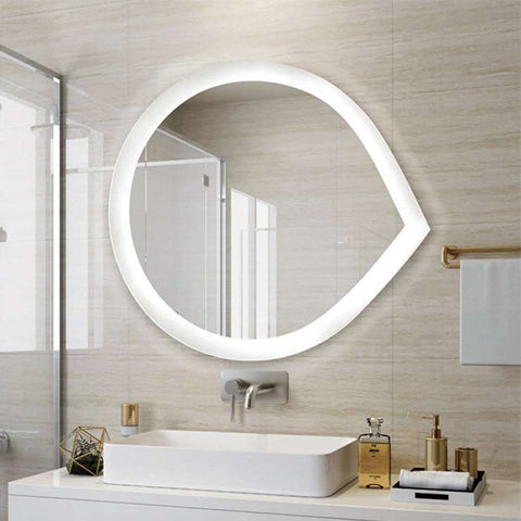 shaped led bathroom mirror 2