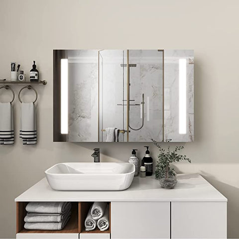 medicine cabinet with mirror for small bathroom light on bath sides