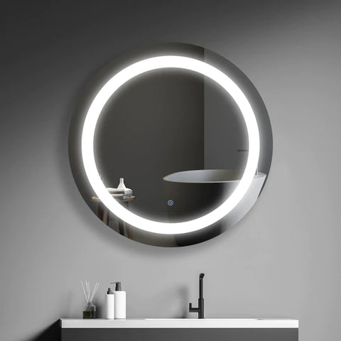 mirplus round front-lit mirror