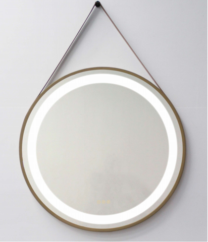 round metal mirror