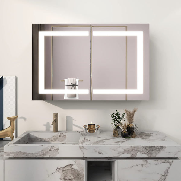 mirplus smart bathroom mirror with storage NO. 1