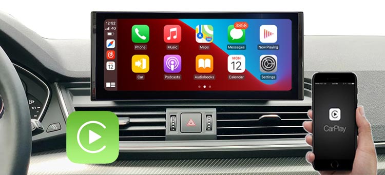 10.25 ''/ 12.3'' Android 11 GPS Navigation Audi Q5 2018-2020 Apple Carplay