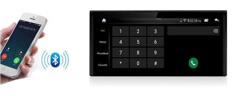 Audi Q5 Android navigation Bluetooth hands free calls Bluetooth music