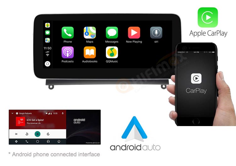 mercedes benz c w204 apple carplay android auto