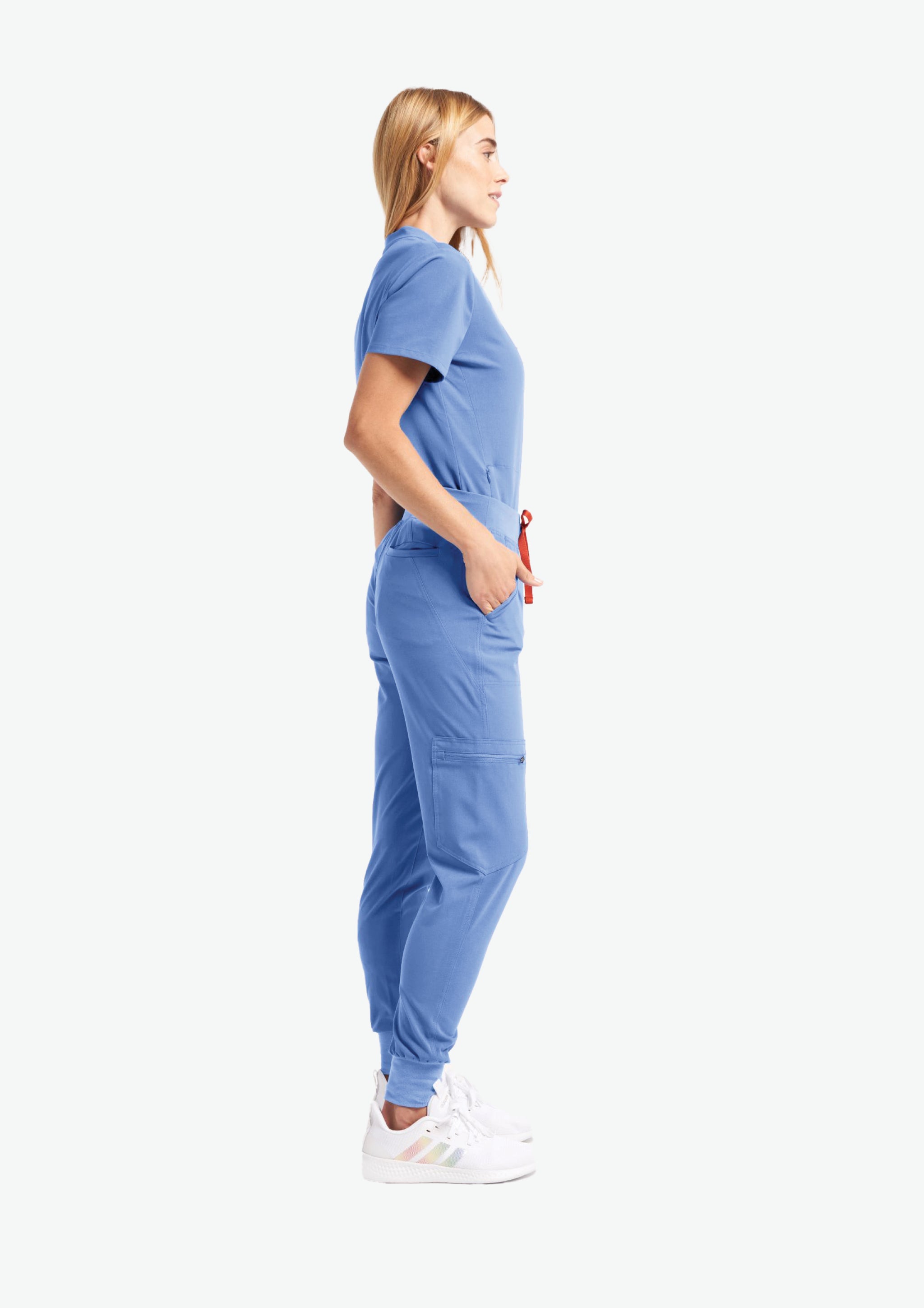 Women's Scrub Jogger Pants 901 Caribbean Blue – S-FOR-ME Scrubs