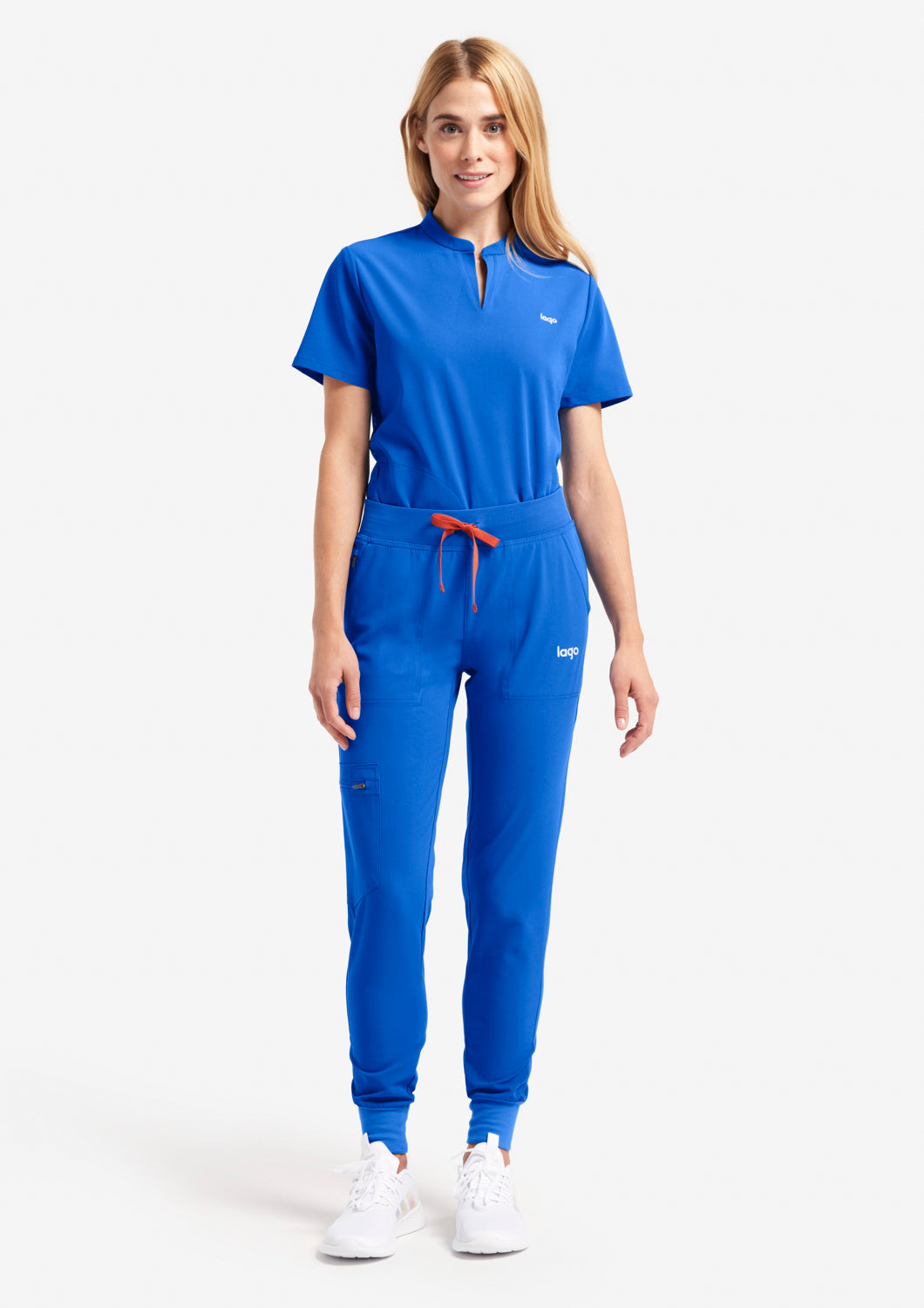 Caileigh Medium Blue Plus T shirt and Jogger set, 1X-4X