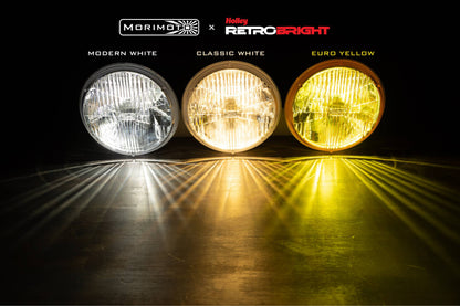 Holley RetroBright Headlight: Modern White (7" Round)