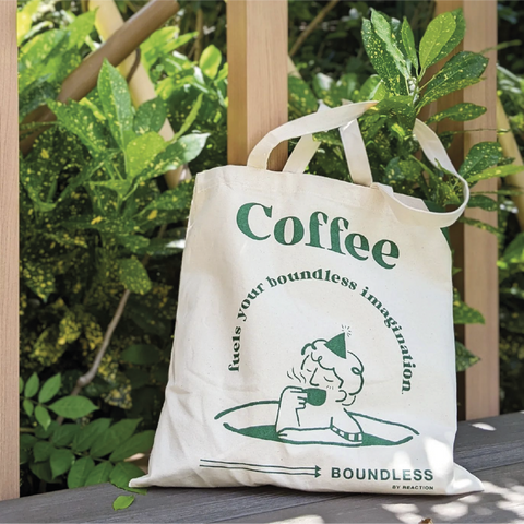 Boundless By Reaction Coffee Elf Collection Tote Bag