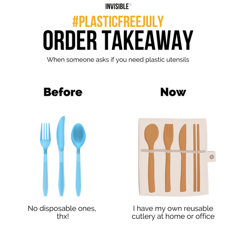 Plastic Free July - Bring Your Own Cutlery