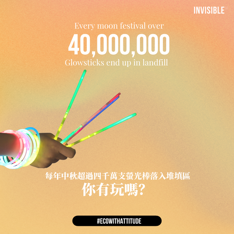 Hong Kong's Glowsticks Wastage Inforgraphic