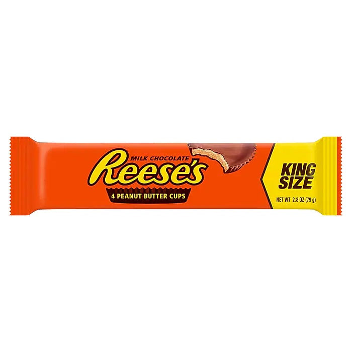 REESE'S Milk Chocolate Peanut Butter Cups King Size 2.8 oz