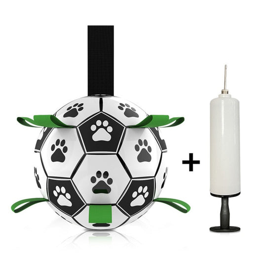 Tug and Play Soccer Ball Dog Toy