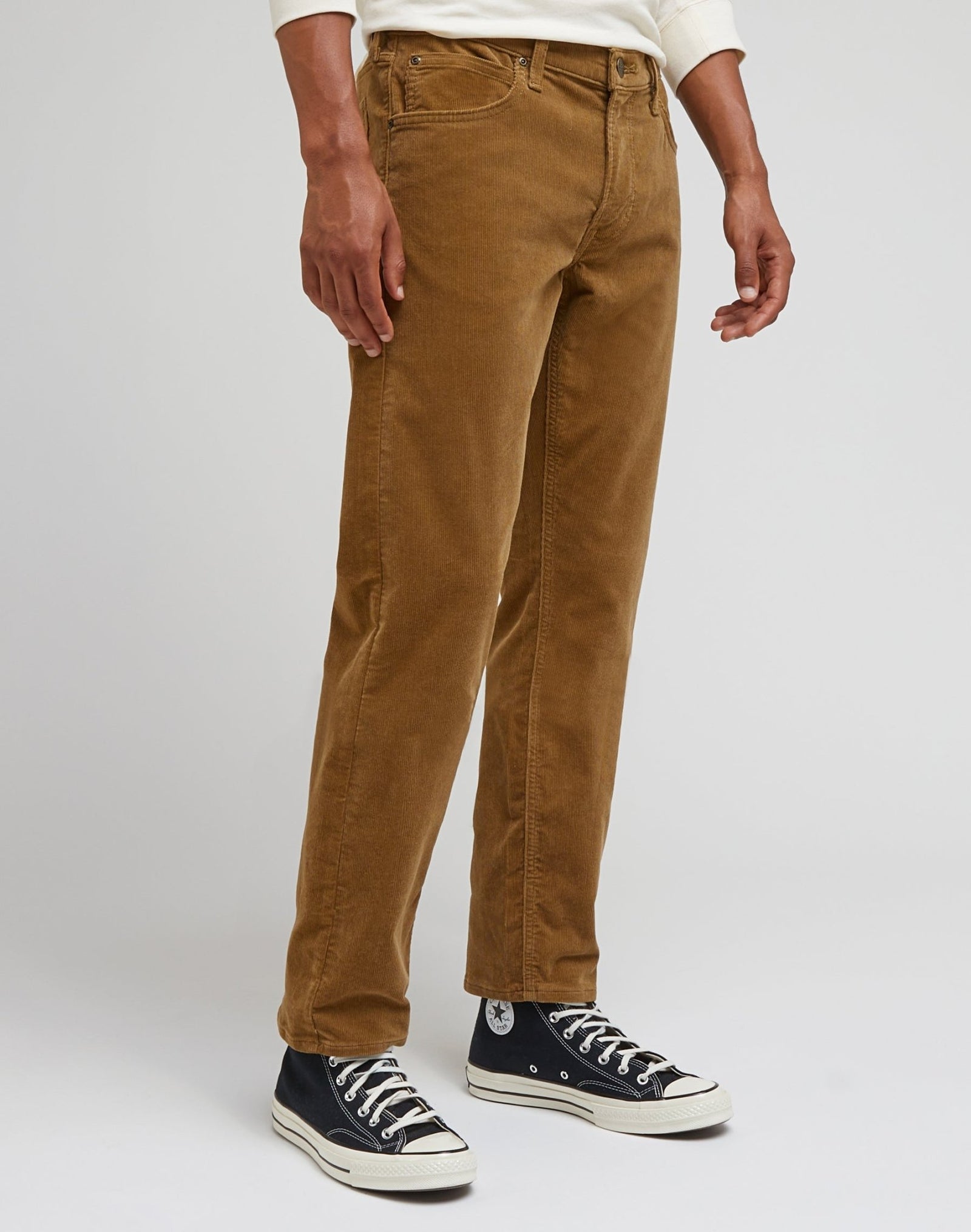 Pantalones vaqueros de hombre de pana Lee Daren zip regular, modelo  L707RL97, de color beige