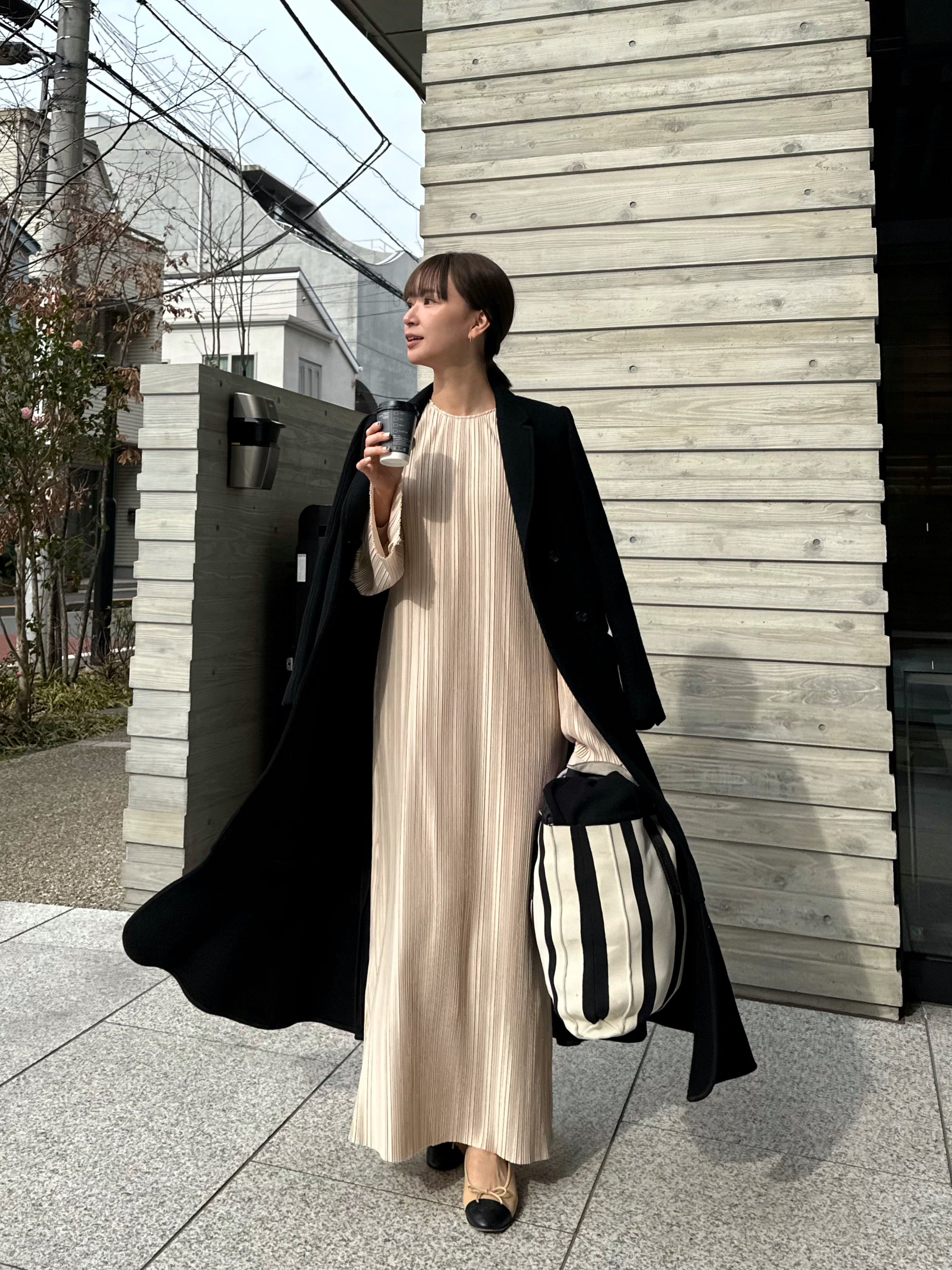 Cla STEllar クラステラー PLEATED LONG DRESS １-