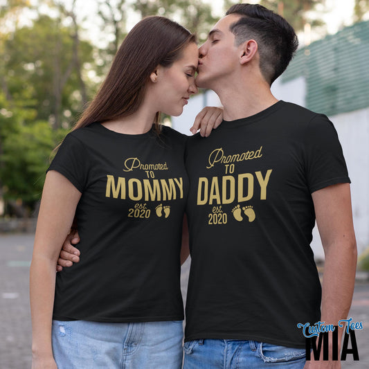 Beer and Baby Funny Pregnancy Announcement Shirts S / M