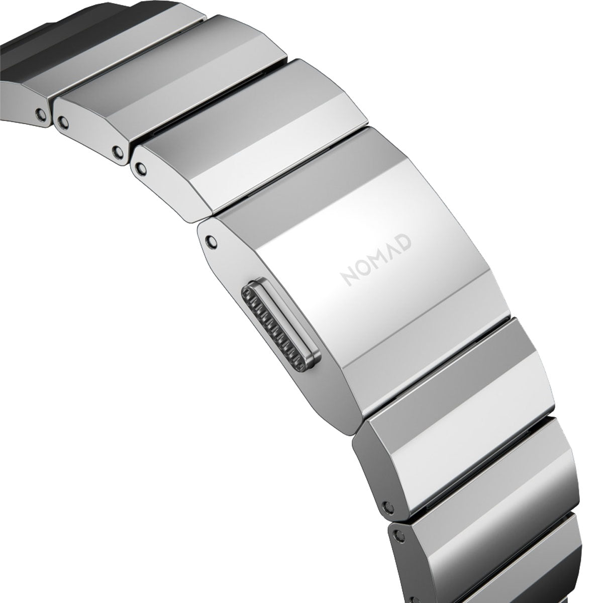 Nomad Apple Watch 40 mm / 41mm Steel Band - Silver Hardware