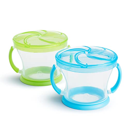  GoBe 2 Pack Kids Snack Spinner - Grey/Teal - Reusable Snack  Container with 5 Compartment Dispenser and Lid - Leakproof, Spill-Proof -  for Toddlers, Babies, Home, Travel : Baby