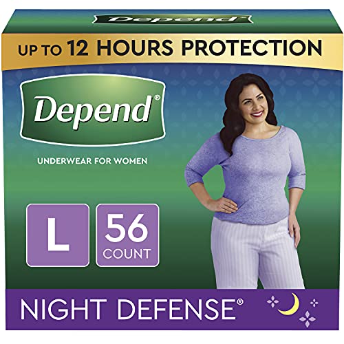 Always Discreet Boutique, Incontinence & Postpartum Underwear for Women,  Maximum Protection, Peach, Large, 18 Count