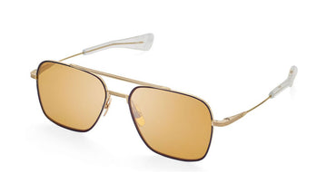 Maybach Eyewear - The Presenter I (Champagne Gold/Black Laquer/Milky Brown  Tortoise)