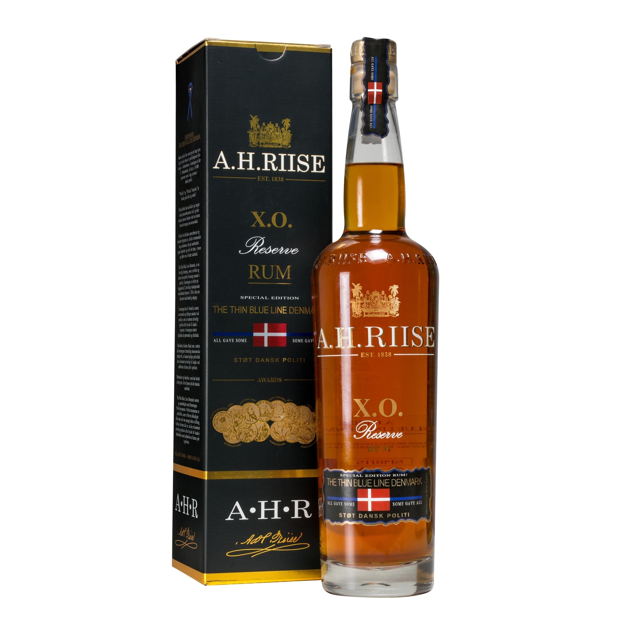 A.H. Riise XO Reserve "The Thin Blue Line" (70 cl.)