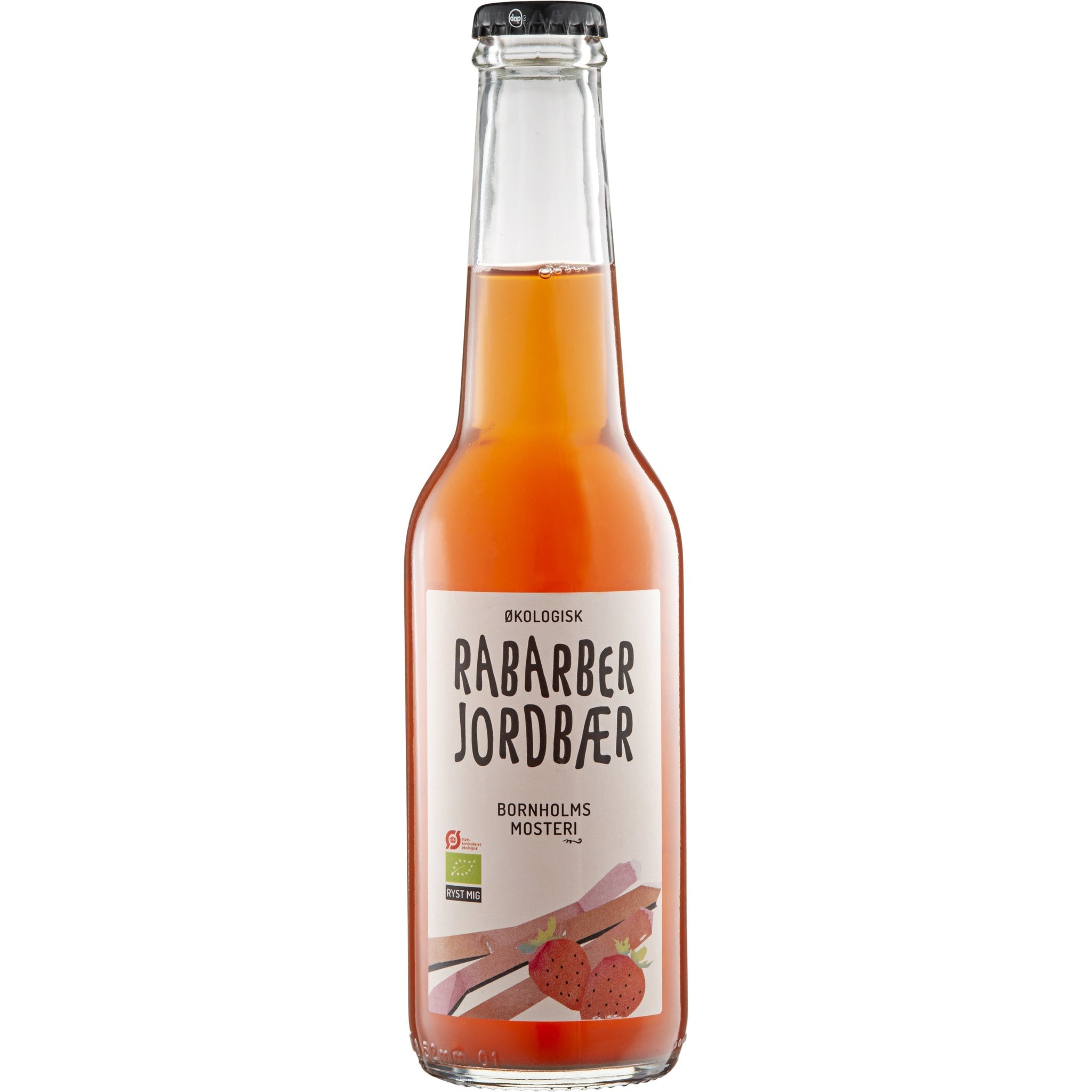 Mr. Booze.dk Bornholms Mosteri, Rabarber/Jordbær ØKO (27,5 cl.)