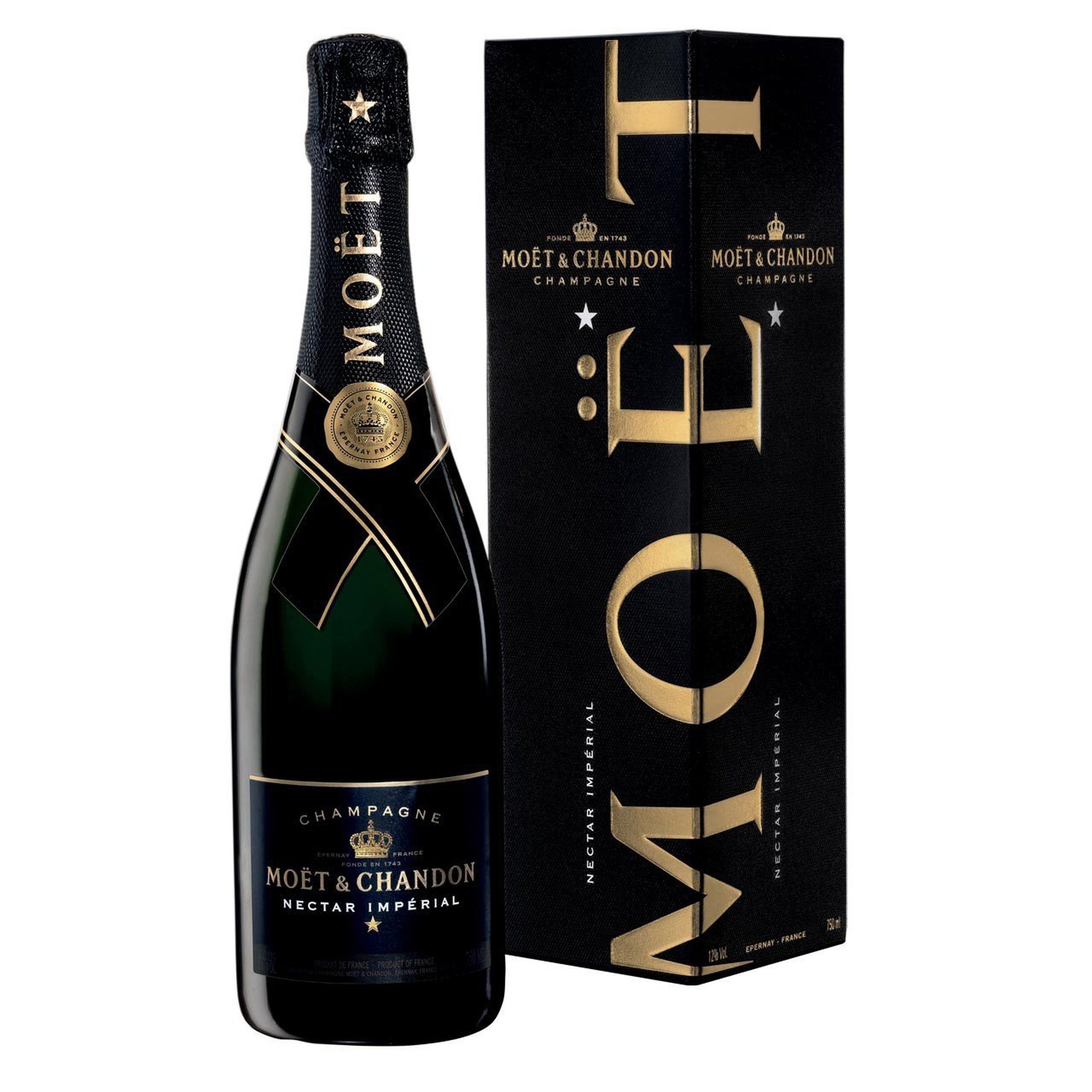 Mr. Booze.dk Moët & Chandon Champagne Nectar Impérial (Giftbox) (75 cl.)