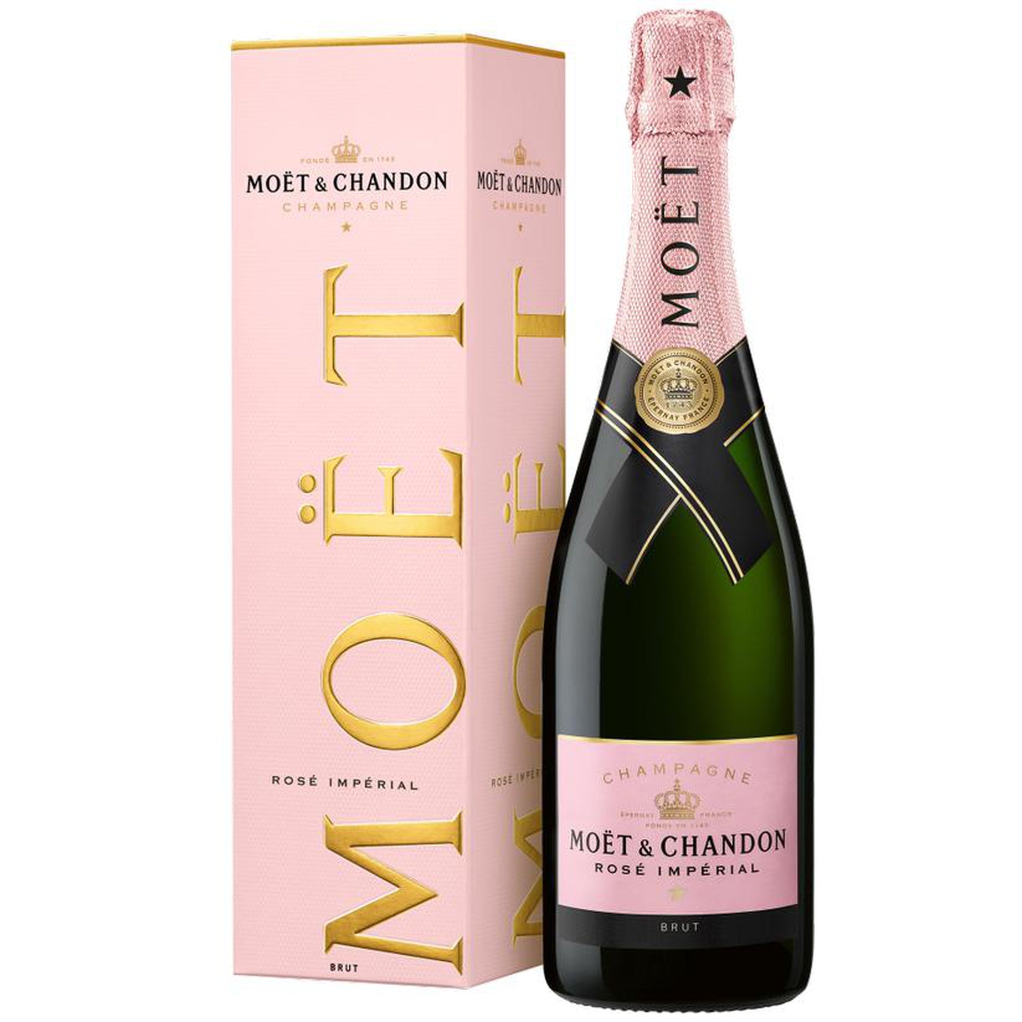 Mr. Booze.dk Moët & Chandon Champagne Rosé Impérial (Giftbox) (75 cl.)