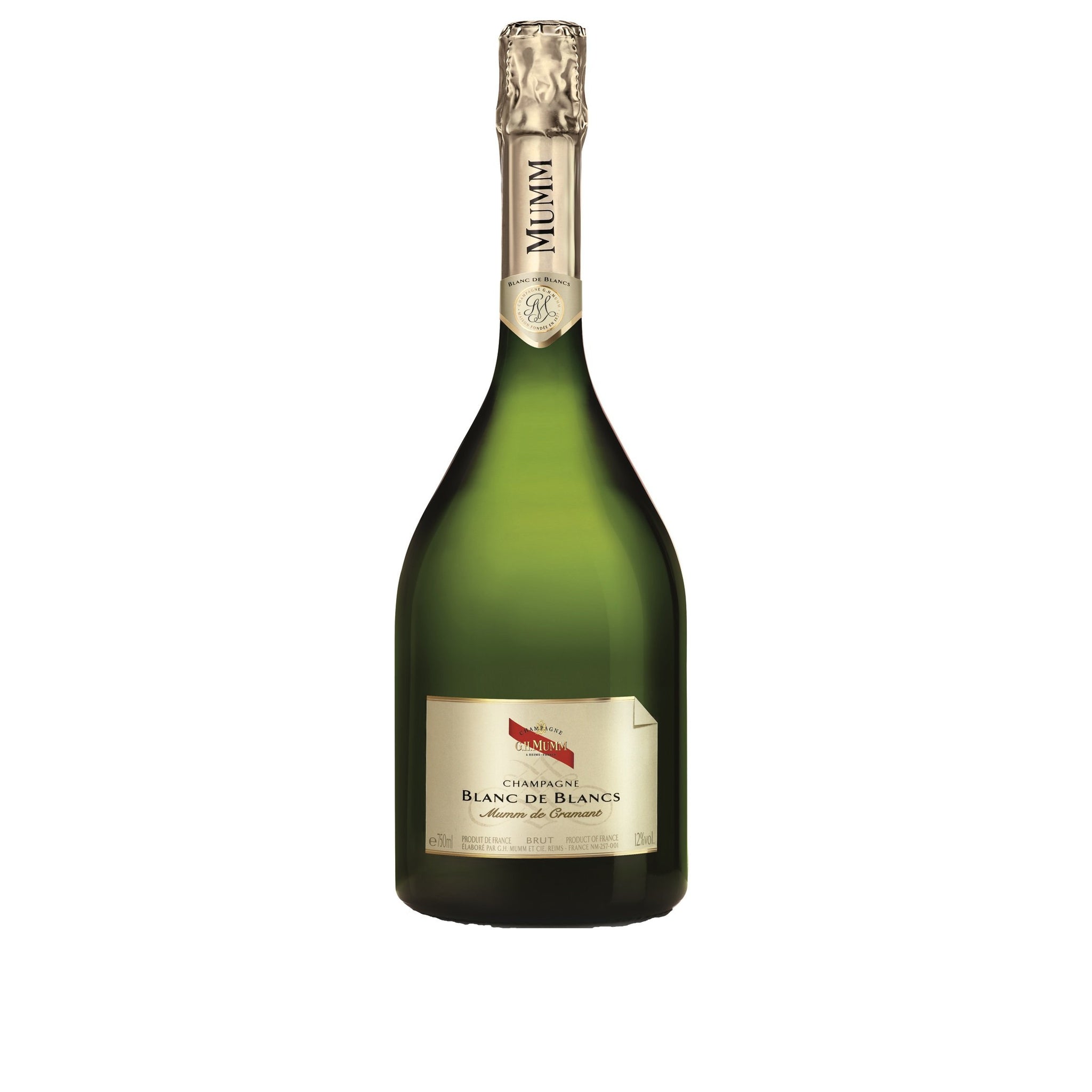 Mr. Booze.dk Mumm Champagne Blanc de Blancs "Mumm de Cramant" (75 cl.)