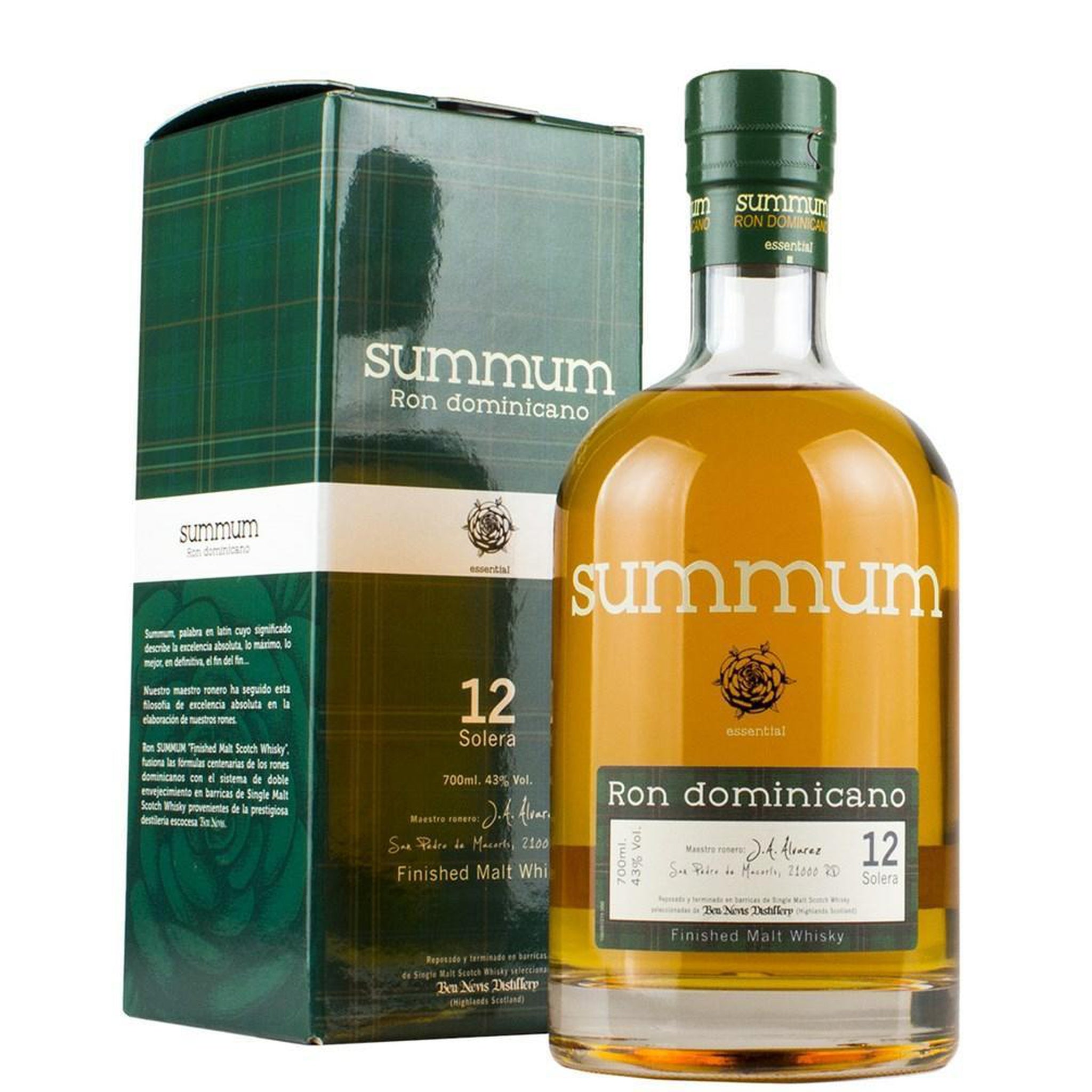 Ron Summum "Malt Whisky Cask Finish" Solera 12 (70 cl.)