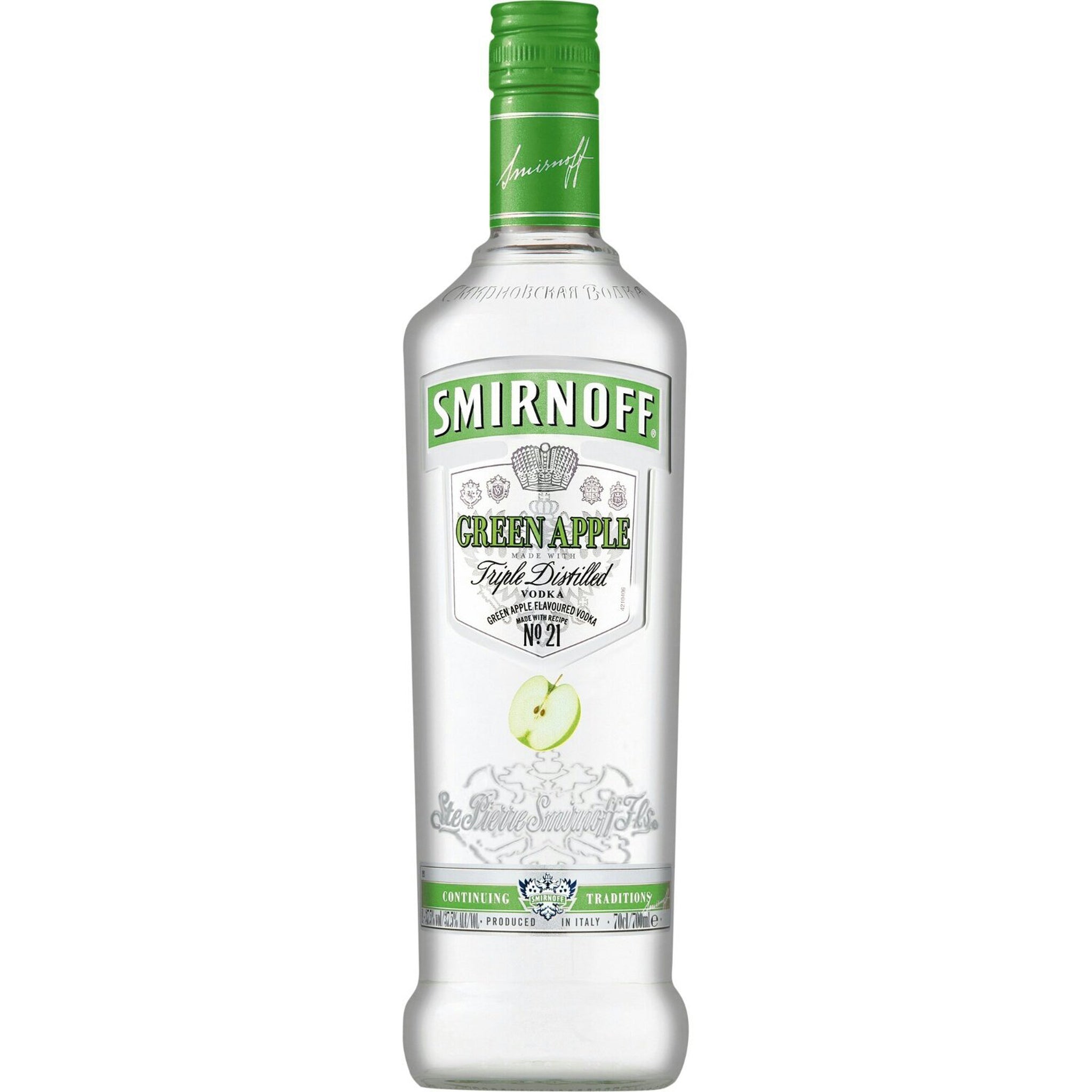 Smirnoff Vodka Green Apple (70 cl.)