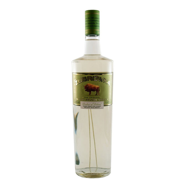 Vodka Zubrowka Bison Grass + verre de shot - Nicolas