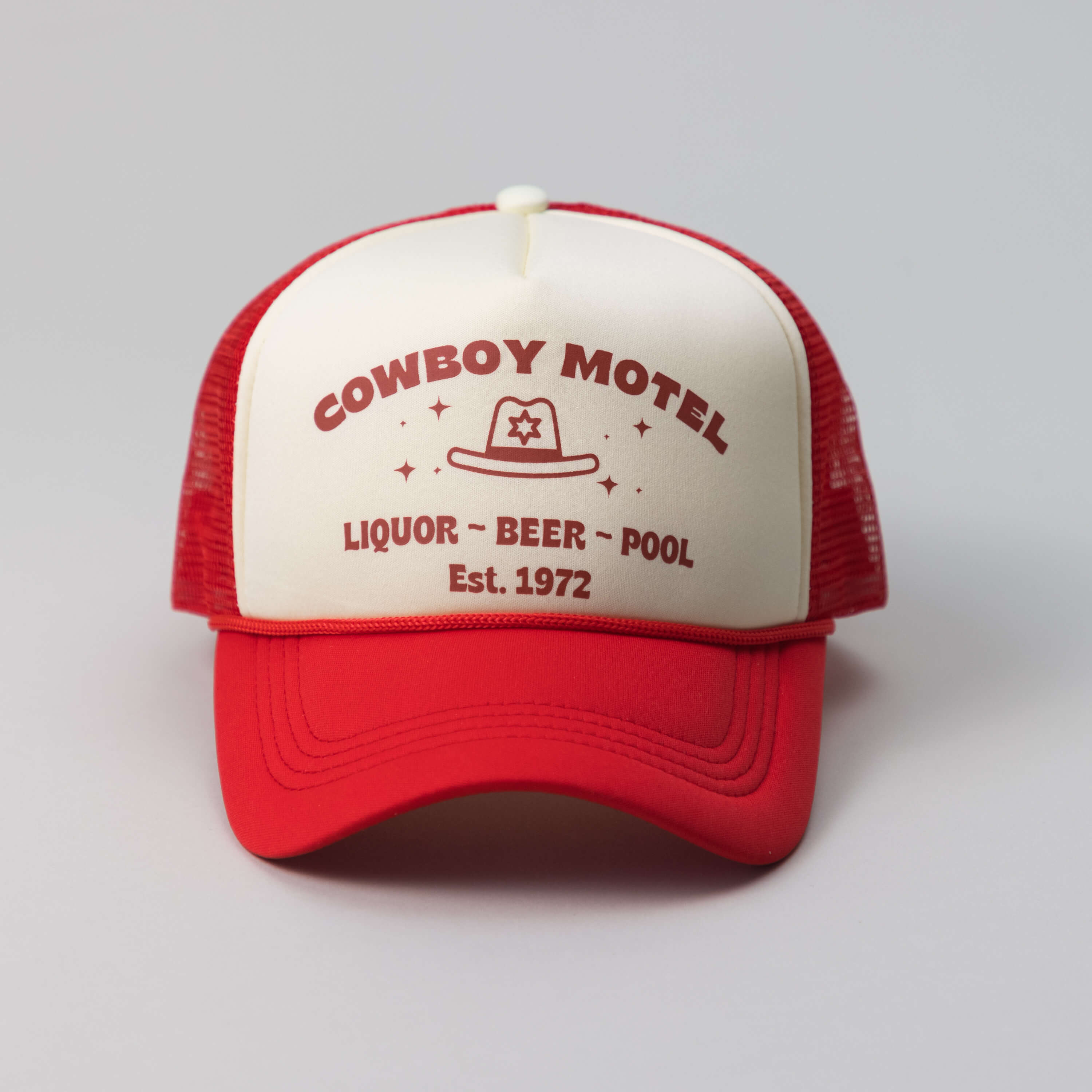 Likes Tequila Loves Cowboys Trucker Hat -   Israel