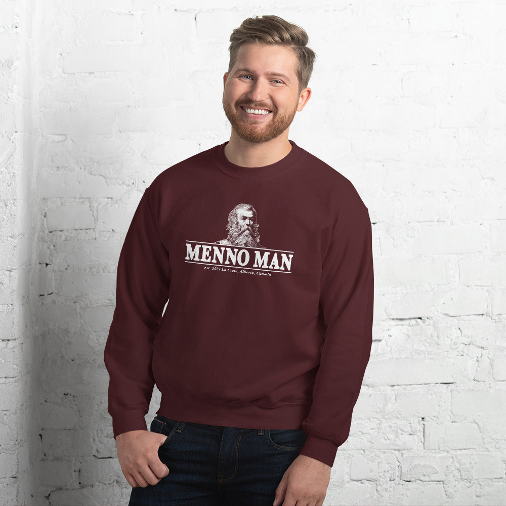 Menno Man Crewneck Sweatshirt Menno Man Curt + Myr Co. Mennonite Store, La Crete, Alberta, Canada