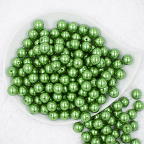 GREEN PEARLS, No Hole Fake Pearls, Multisize Faux Nonpareil Acrylic  Dragees, Opaque Caviar Bead Pearls, K25 