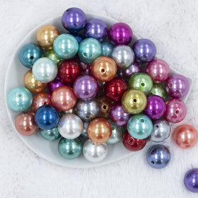 400 Assorted Size & Color Glass Round Pearl Beads a Mix of Small to Bi –  bedazzlinbeads