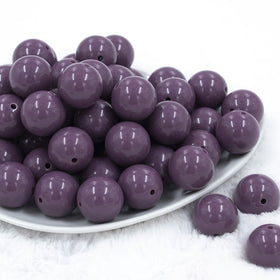 Solid Bead Embellishments - Purple Matte Solid 20mm Beads - Beads – Pip  Supply