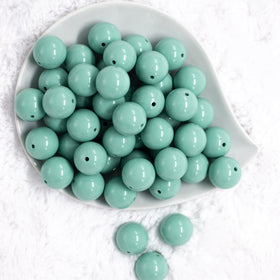 20mm Cobalt Blue Solid Bubblegum Beads