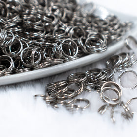 2mm Silver Crimp Tubes for Jewelry Making