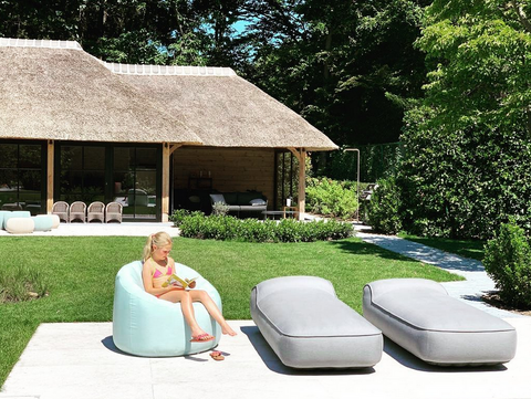 Sun loungers inflatable outdoor furniture
