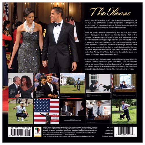 The Obamas - 2022 Wall Calendar – It's A Black Thang.com