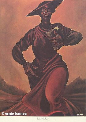 It S A Black Thang Com Ernie Barnes Art Work African American Art